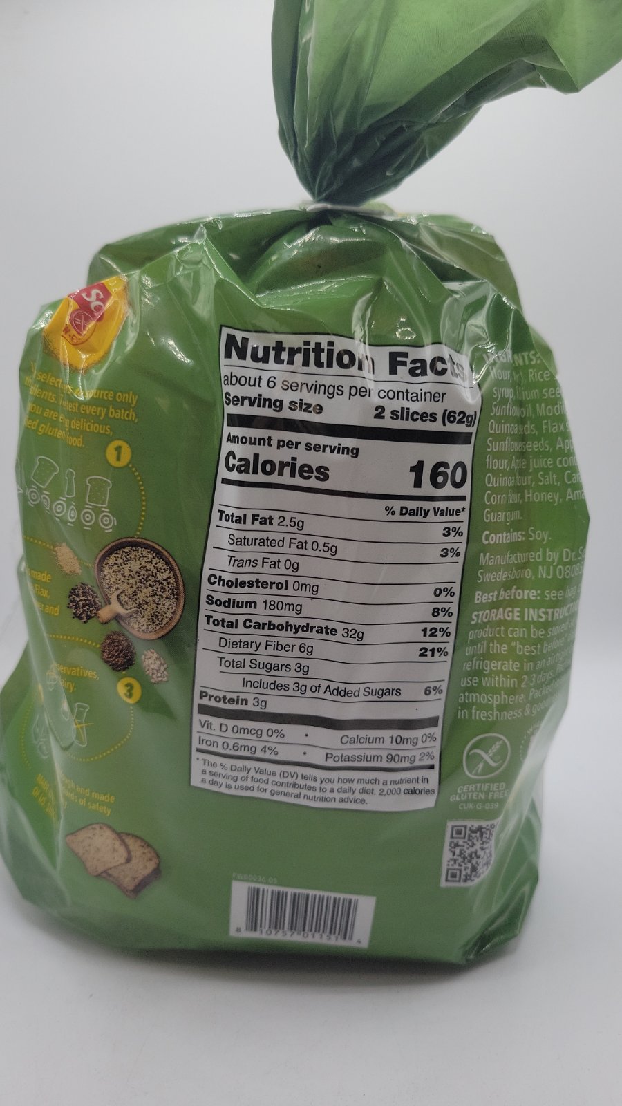 Gluten Free Bread/10G&S
