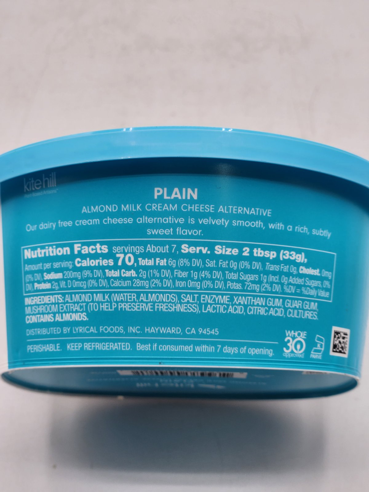 Cream Cheese Spread Plain