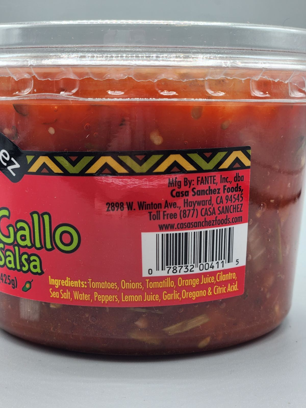 Salsa, Chunky Pico de Gallo