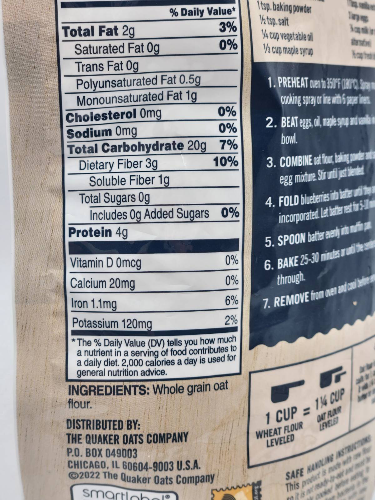 Quaker Oat Flour