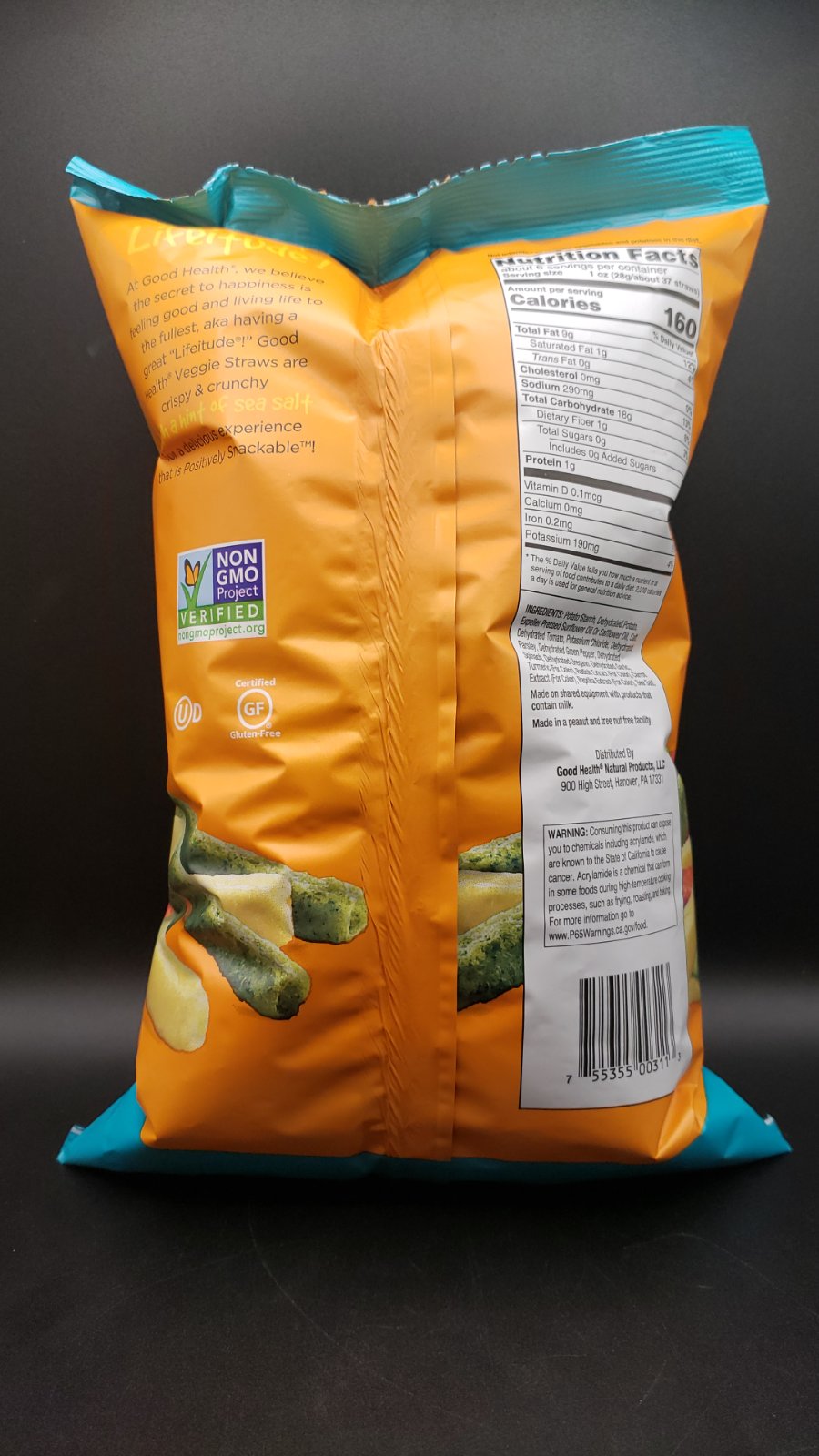 Sea Salt Veggie Straws
