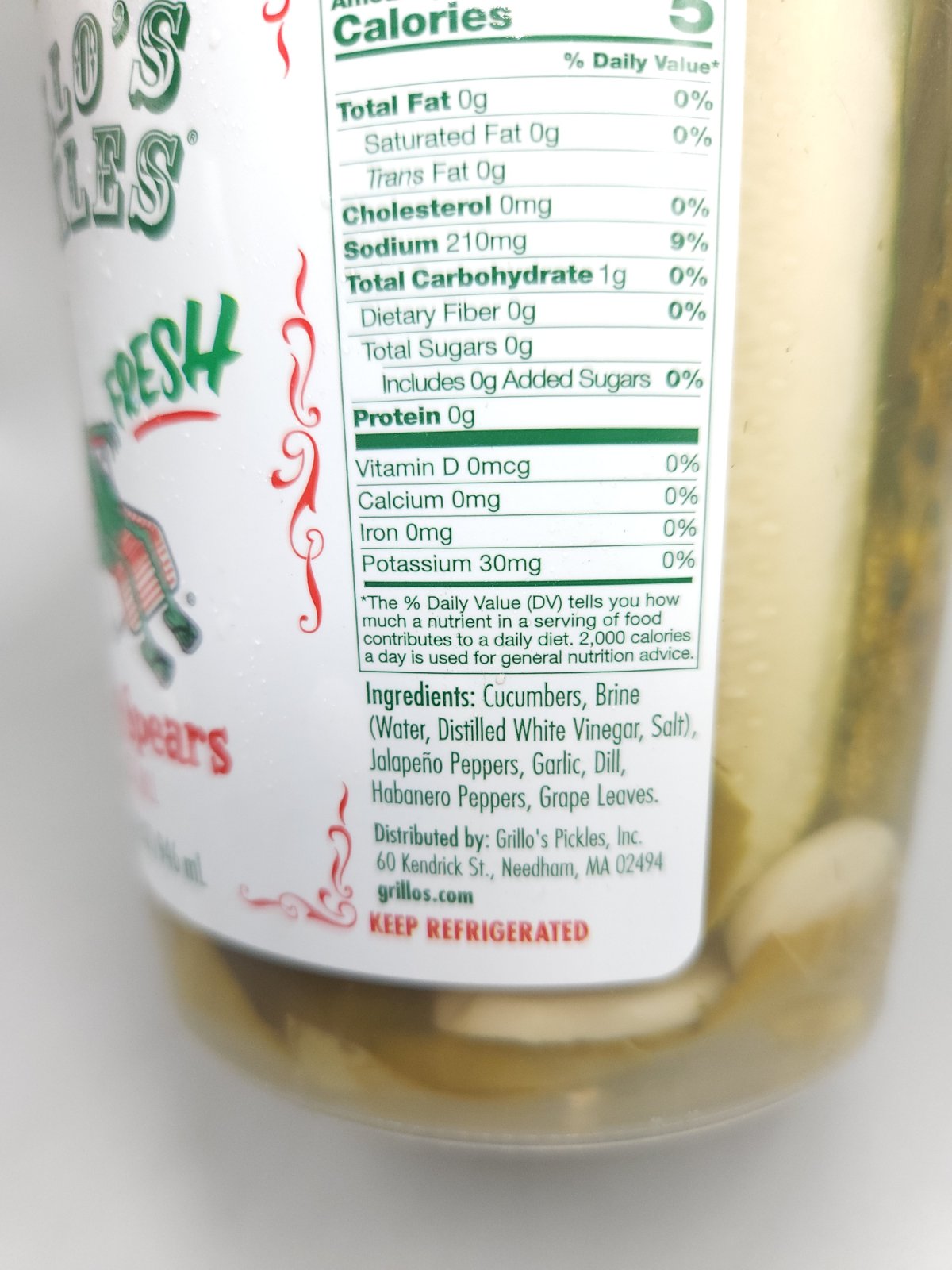 Dill Pickle Spears Hot