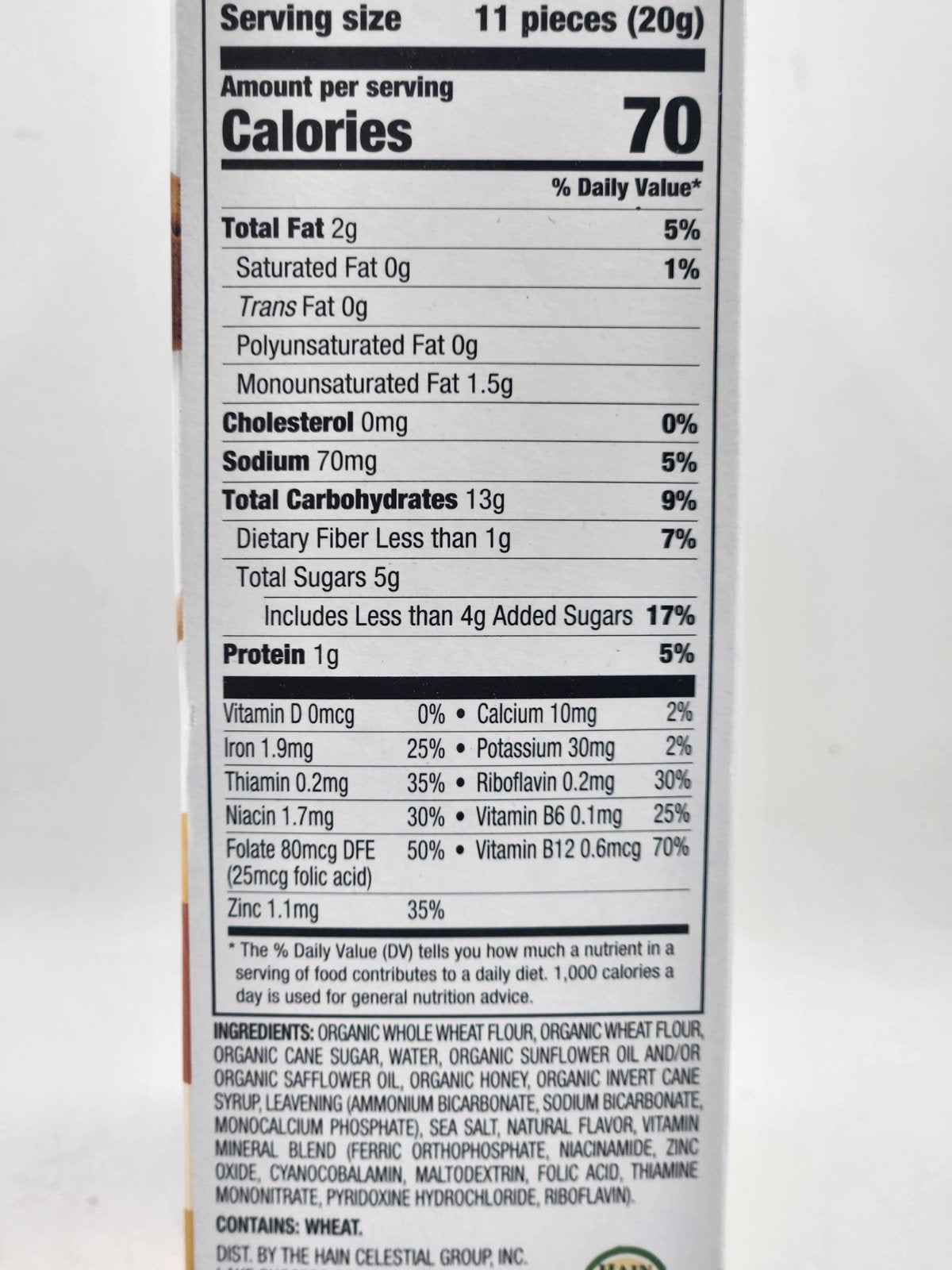 Organic Crunchin Grahams