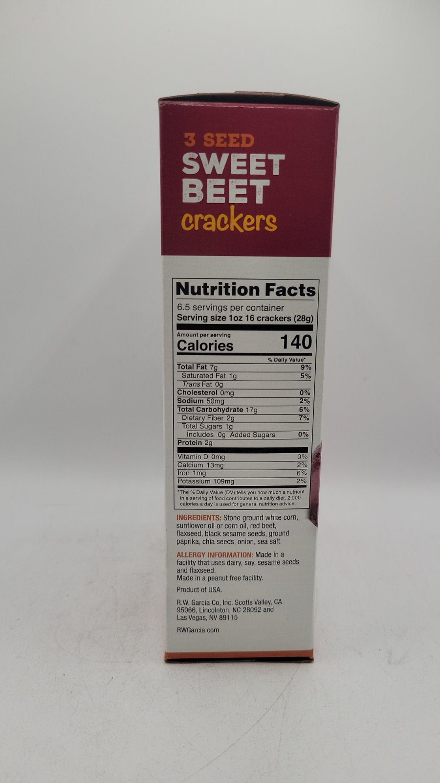 Sweet Beet Crackers