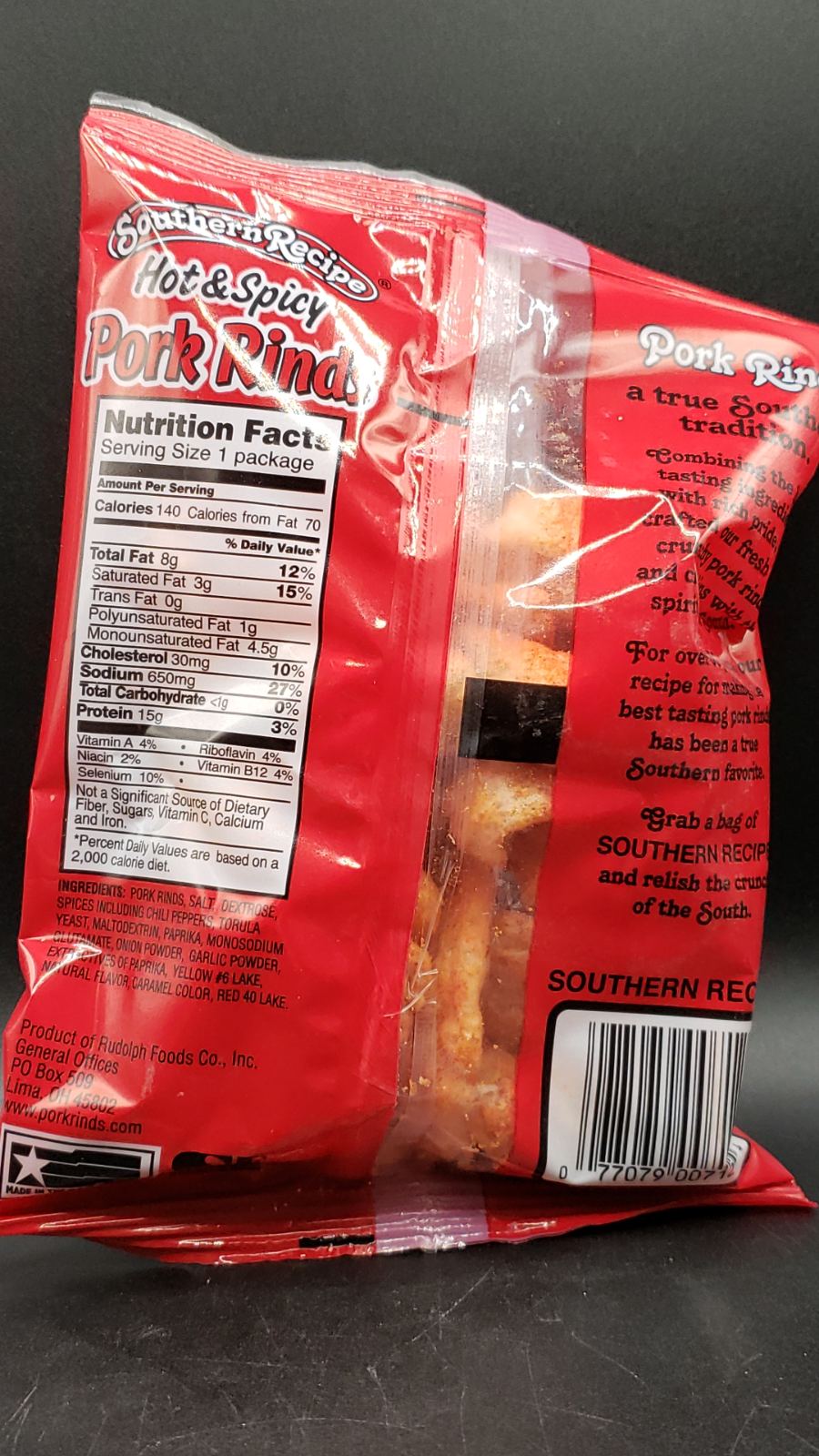 Hot and Spicy Pork Rinds