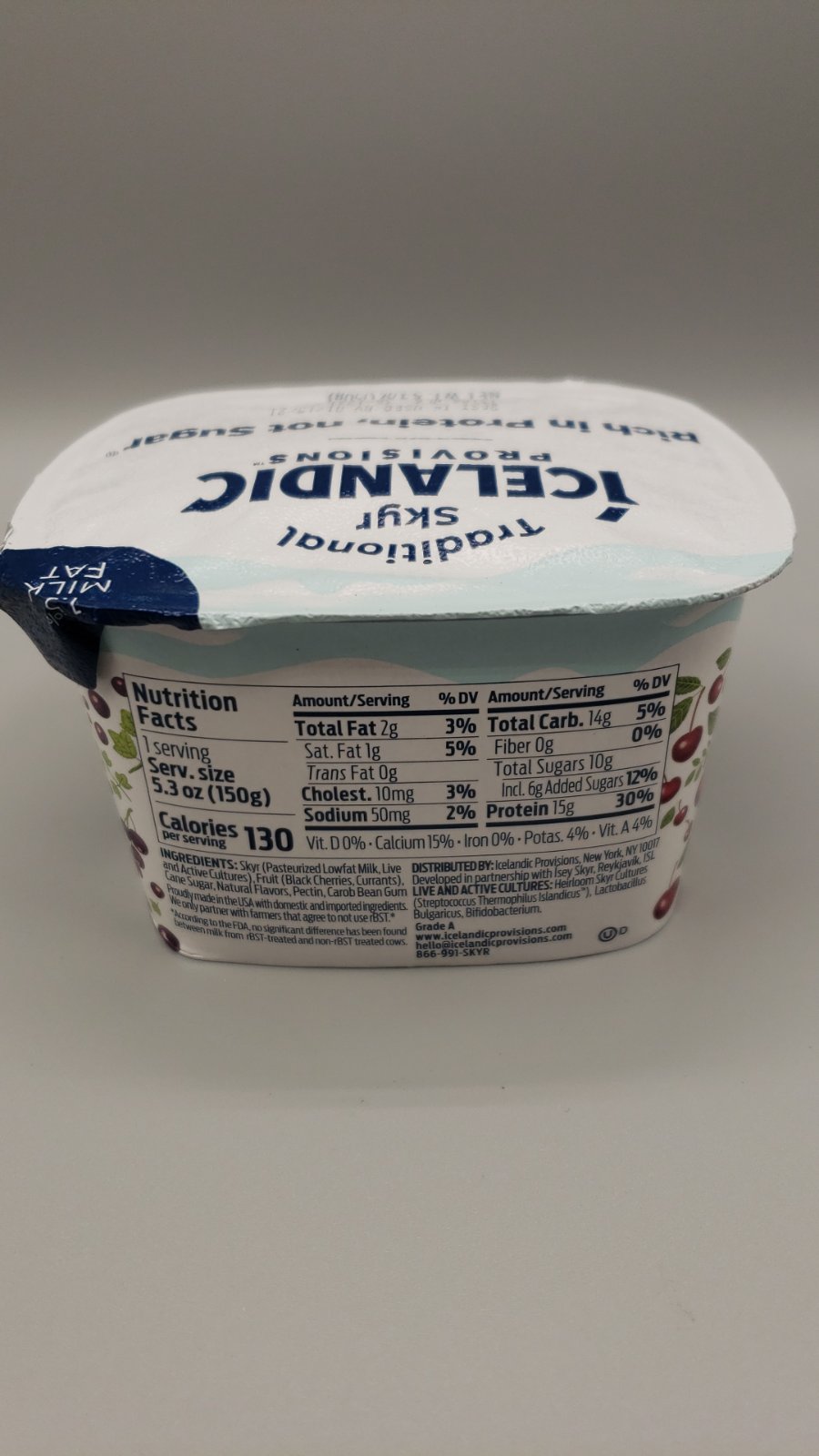 Cherry Black Currant Skyr