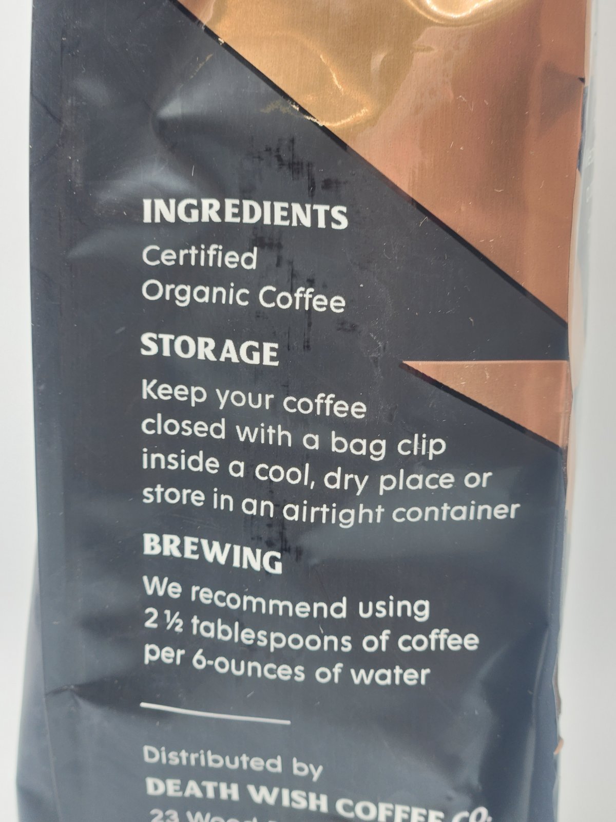 Death Wish Medium Roast Ground Coffee