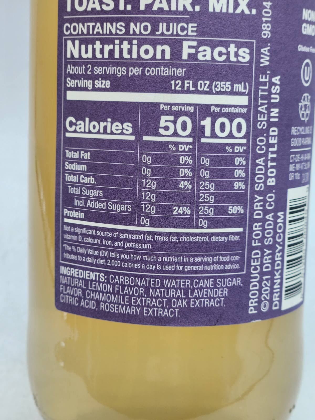 Dry Botanical Bubbly Lavender 75