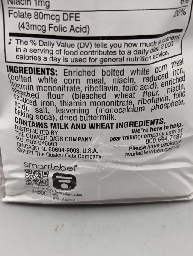 Buttermilk Corn Meal Mix