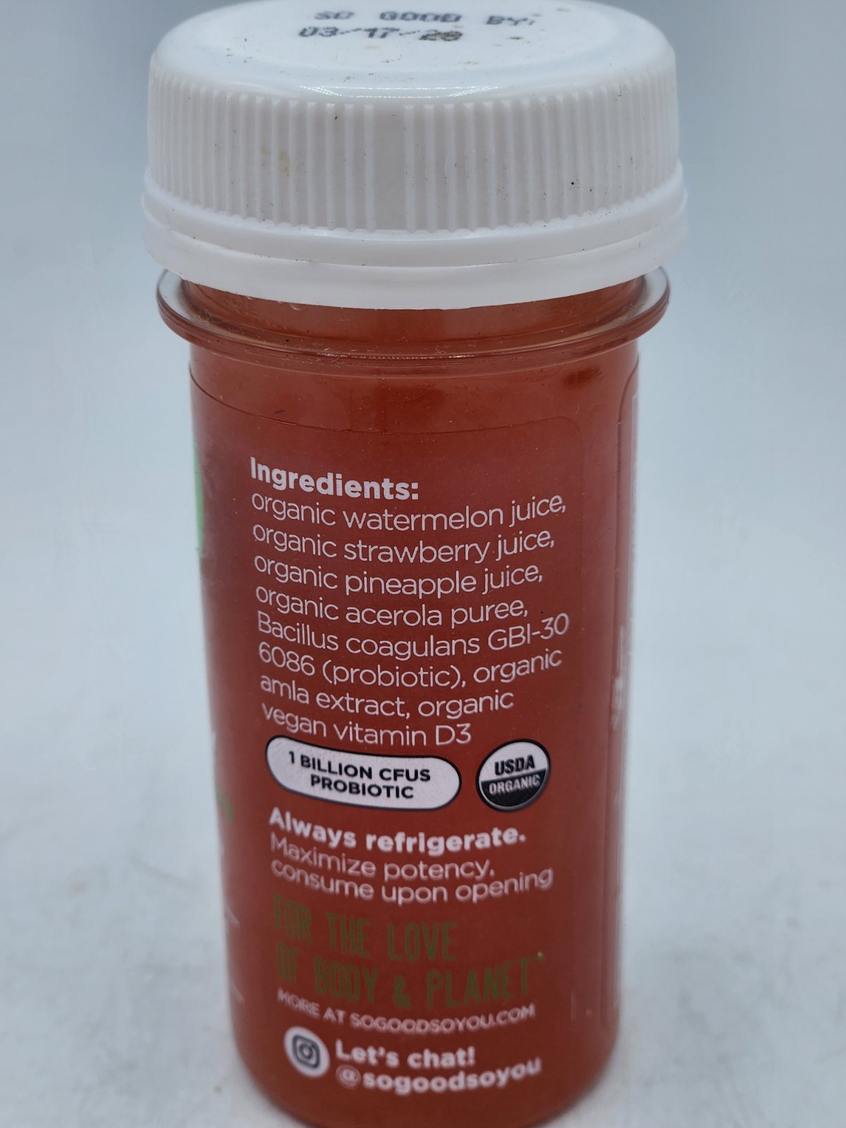 Immunity Probiotic Shot
