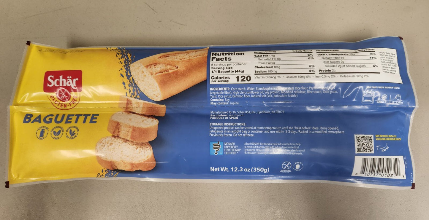 Gluten Free Baguette