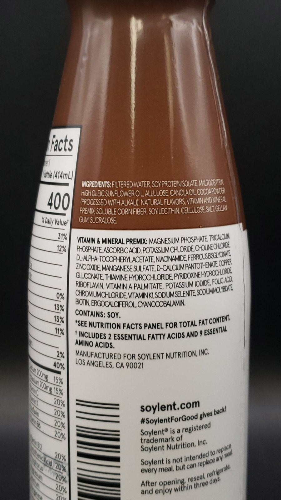 Soylent Chocolate Drink