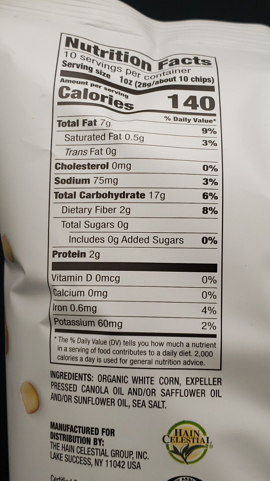 White Tortilla Chips
