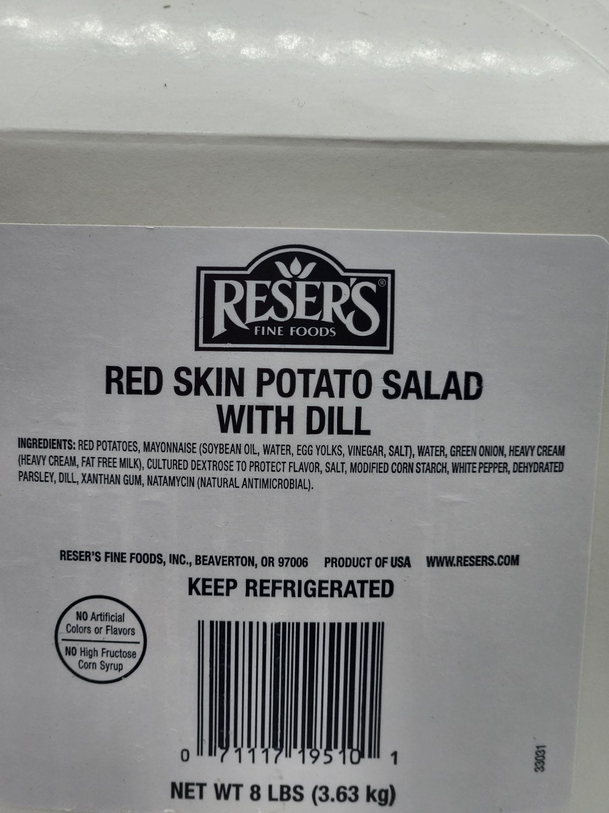 Red Skin Potato Salad With Dill