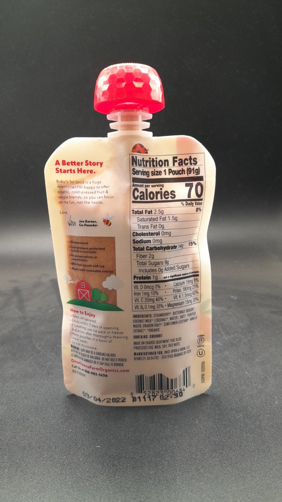 Baby Yogurt Strawberry Pouch