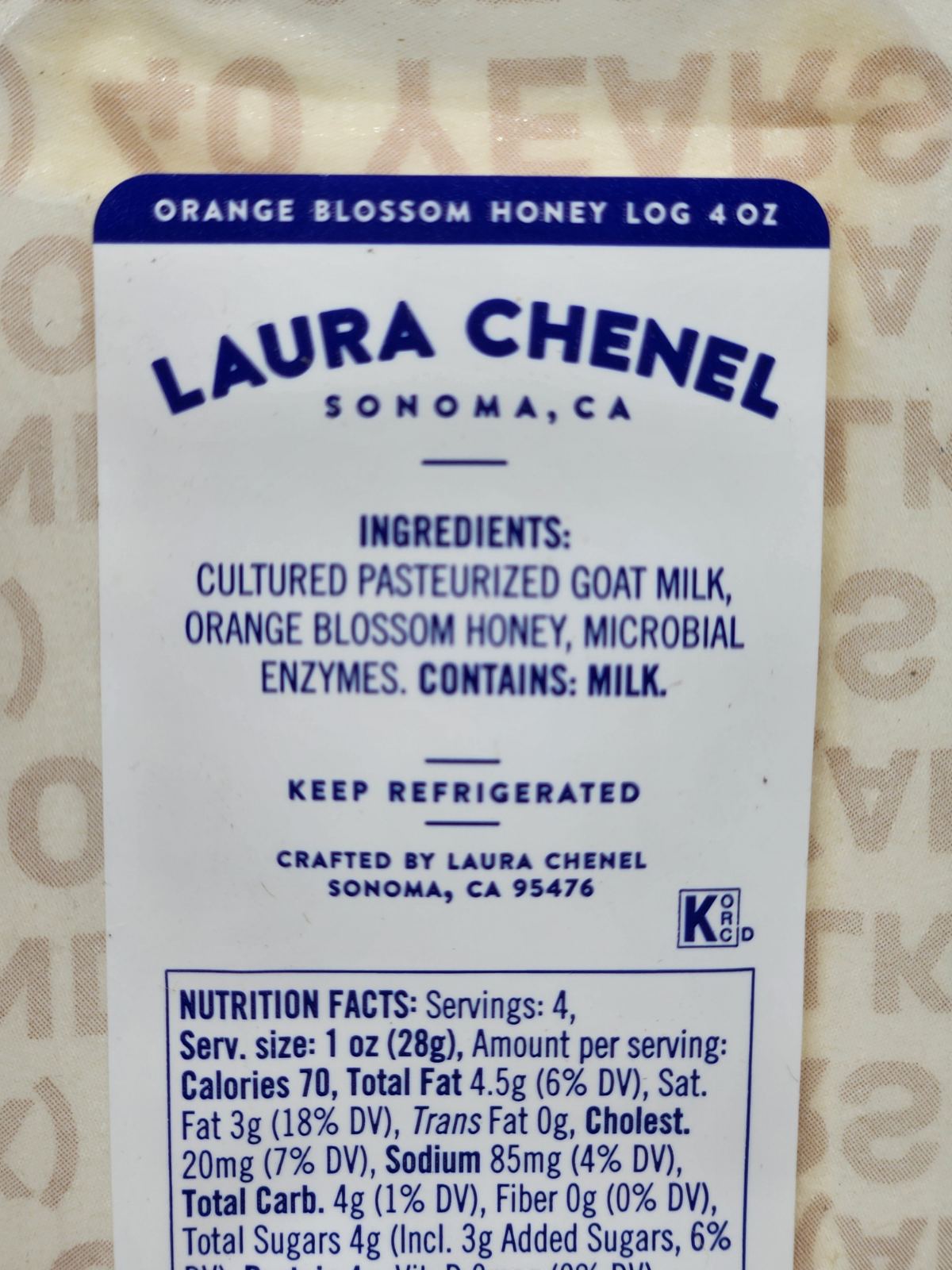 Blossom Honey Goat Cheese