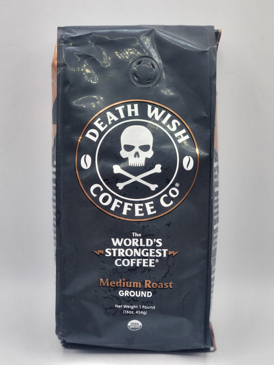 Death Wish Medium Roast Ground Coffee