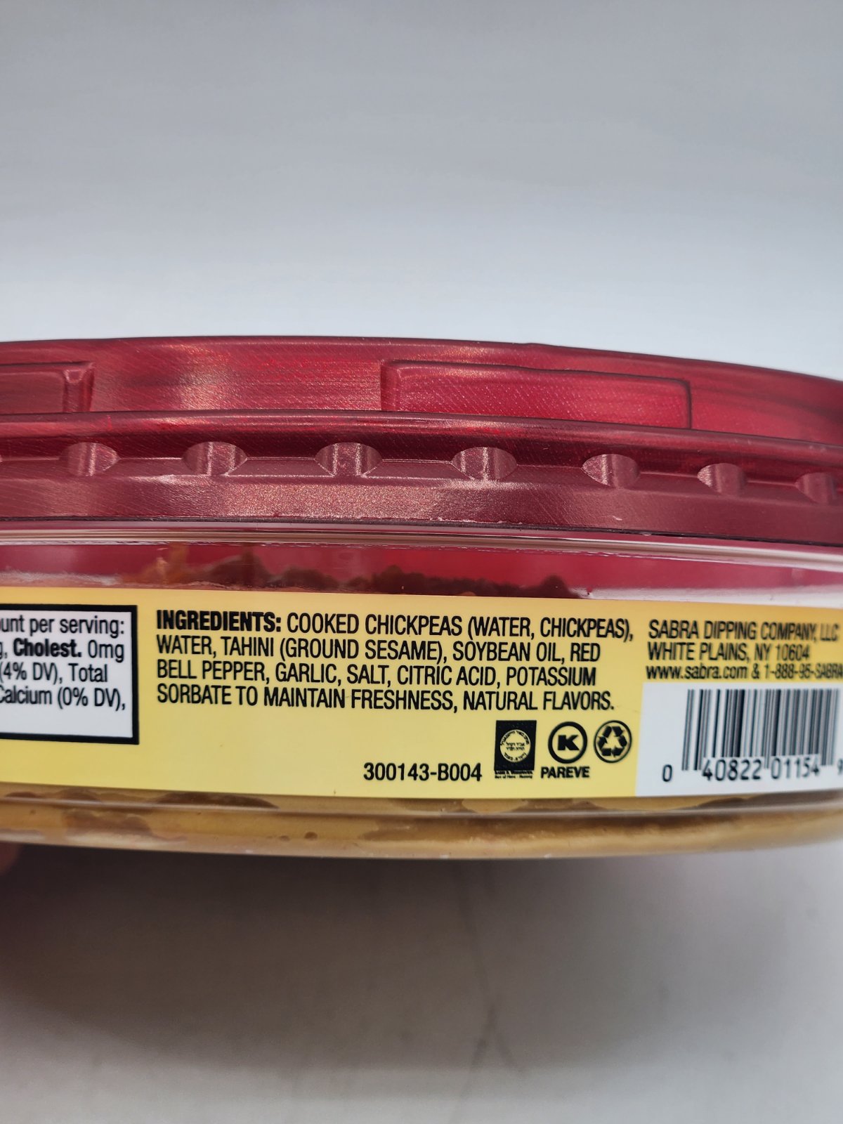 Sabra Roasted Red Pepper Hummus
