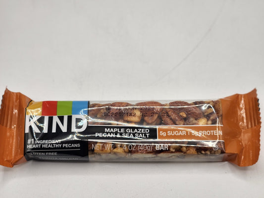 Kind Maple Glazed Pecan & Sea Salt Bar