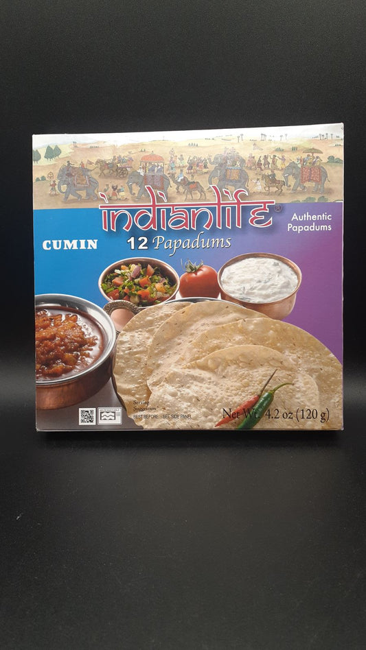 Cumin Papadums