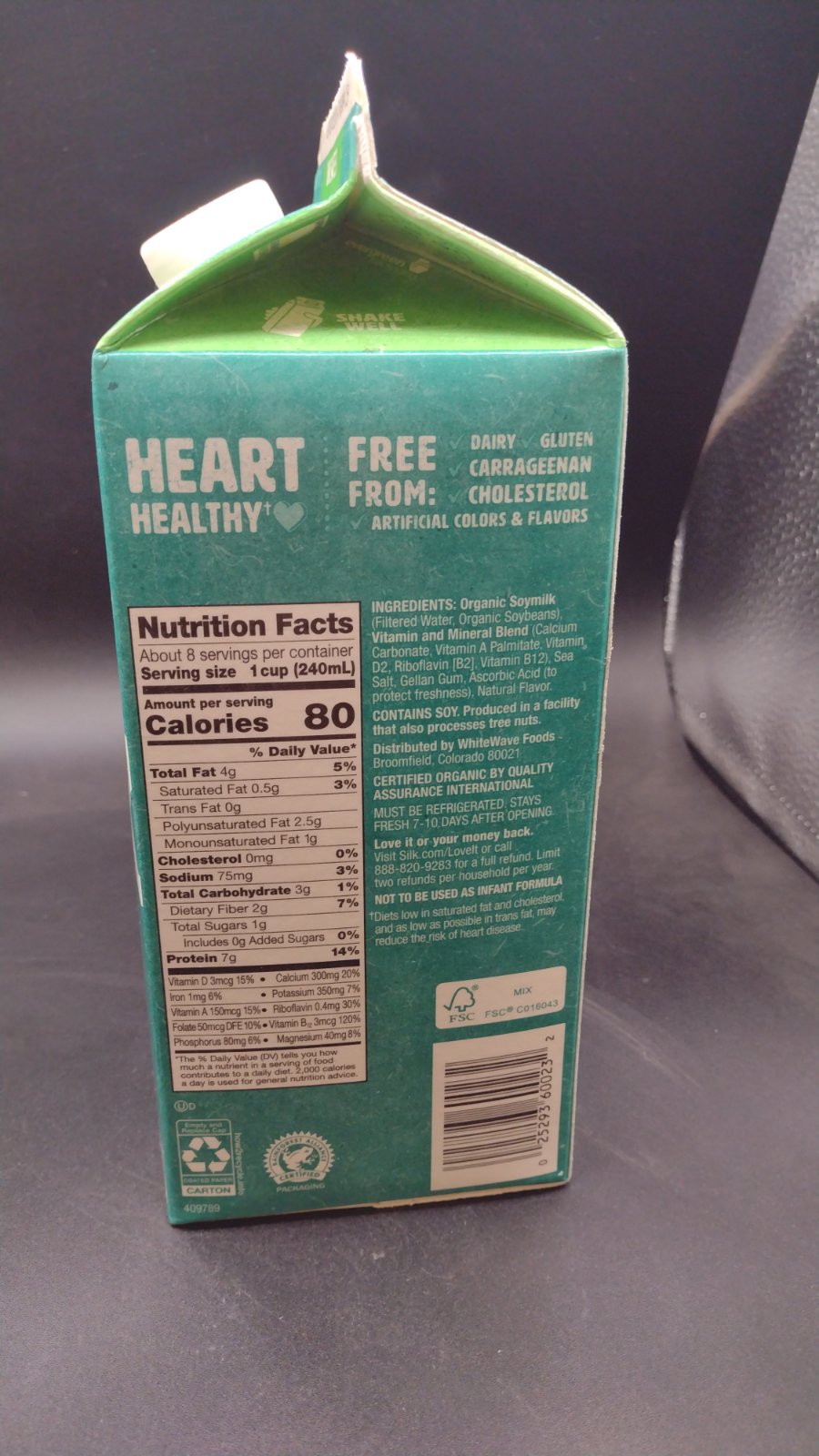 Organic Unsweet Soy Milk