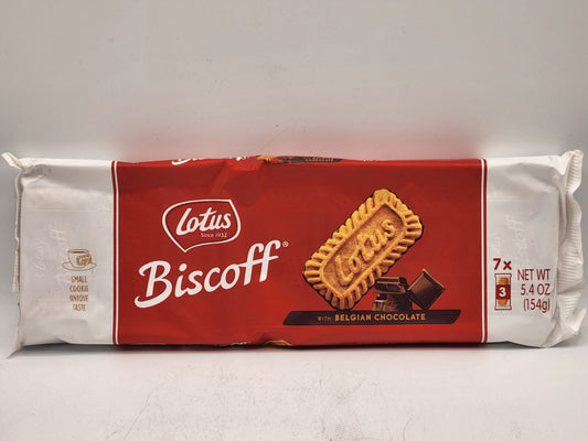 Biscoff Cookies With Belgian Chocolate