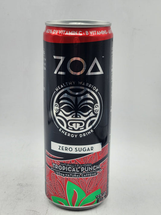ZOA Healthy Warrior Tropical Punch Energy Drink
