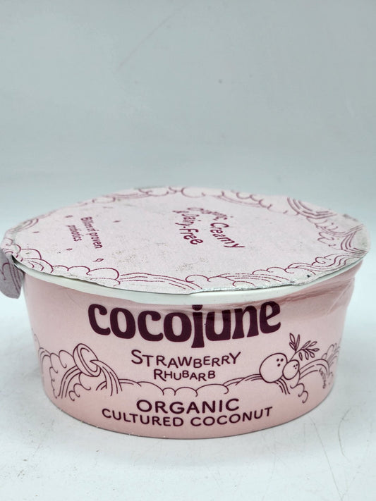 Dairy-Free Cultured Strawberry Rhubarb