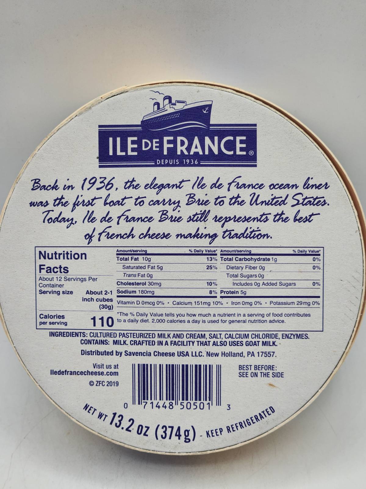 Double Cream Soft Ripened Brie