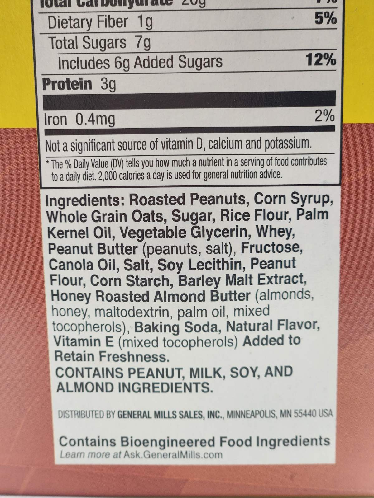Nature Valley Peanut Granola Bar