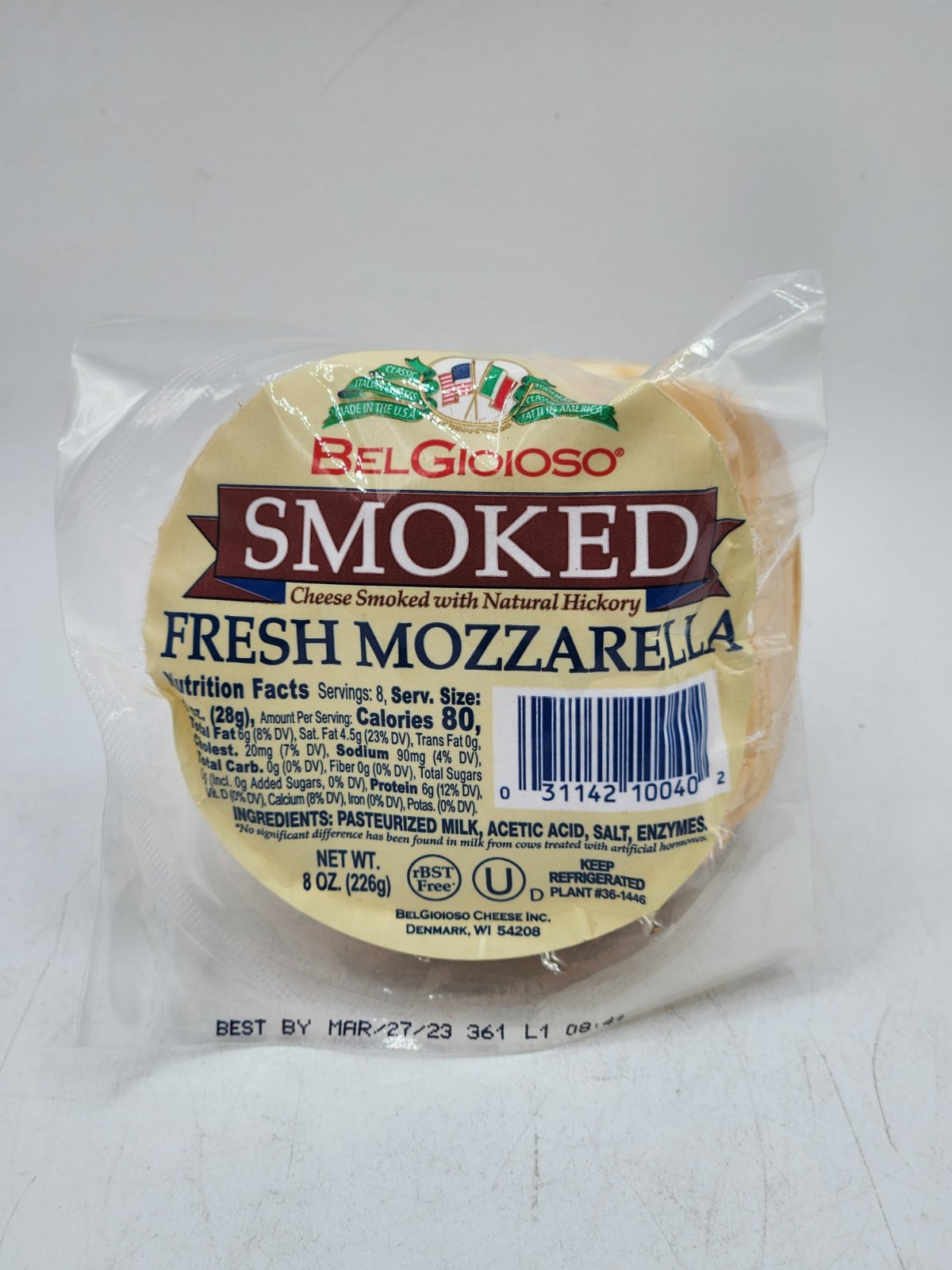 Fresh Smoked Mozzarella